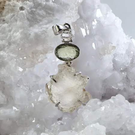 HQ Moldavite, Libyan Desert Glass, herkimer Diamond