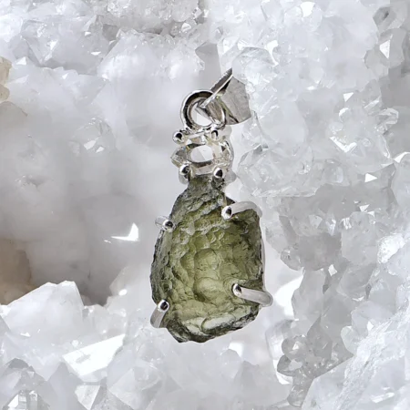 HQ Moldavite & Herkimer Diamond