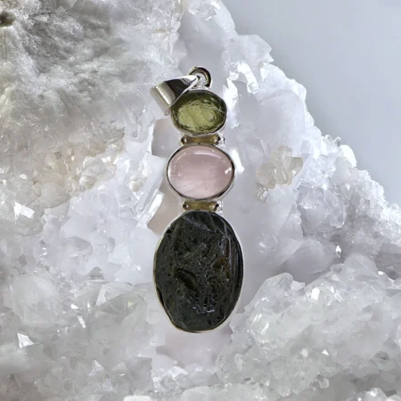 HQ Moldavite, Morganite & Tektite