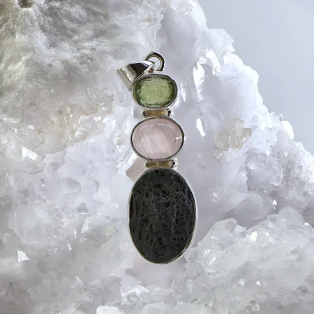 HQ Moldavite, Morganite & Tektite