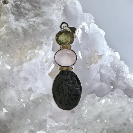 HQ Moldavite, Morganite & Tektite