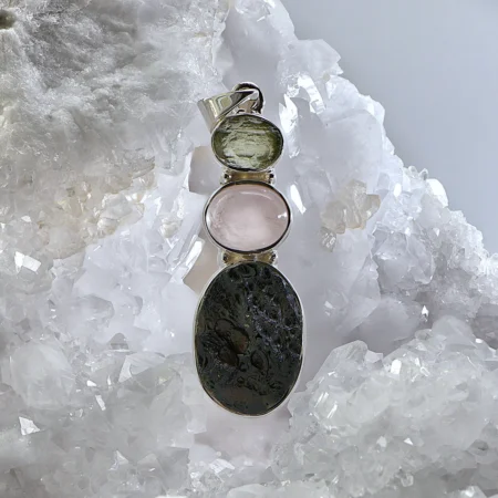 HQ Moldavite, Morganite & Tektite